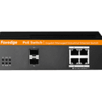 IS104GS-2F 6 Ports Gigabit Managed Industrial Switch