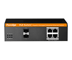 IS104GPS-2F 4 Port PoE Full Gigabit Managed Industrial Switch