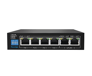 AI106 6-Port 100Mbps AI PoE Switch